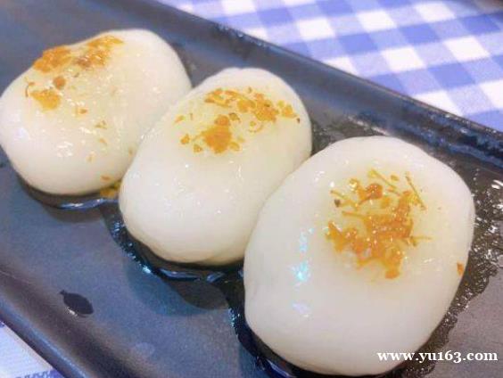 上海美食鸽蛋圆子，糯米滑润、冷而不硬